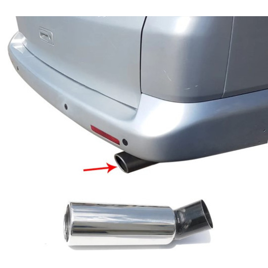Embout d'échappement Inox VW T5 OMAC - Accessoire carrosserie pour van et fourgon - avec fâche positionnement