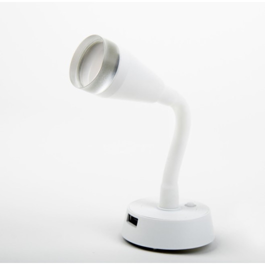 Spot flexible avec port USB - blanc CARBEST Eclairage d'intérieur en camping-car