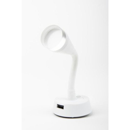 Spot flexible avec port USB - blanc CARBEST Eclairage d'intérieur en camping-car