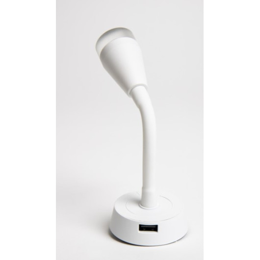 Spot flexible avec port USB - blanc CARBEST Eclairage d'intérieur en camping-car