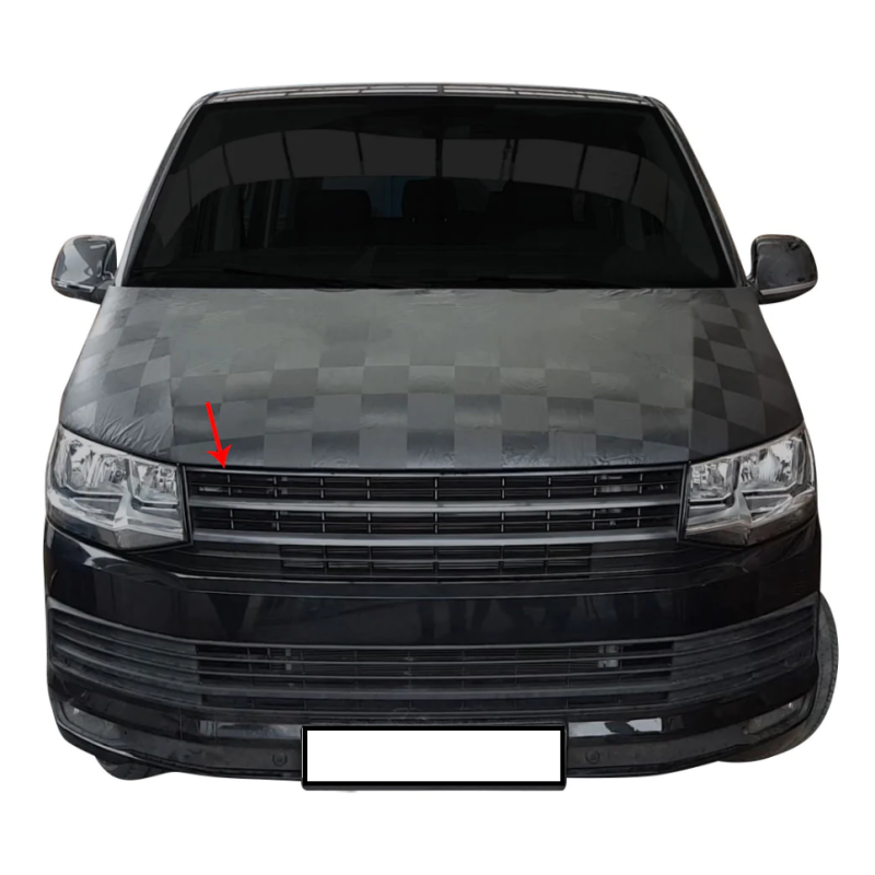 Calandre sans sigle VW T6 OMAC - Kit carrosserie fourgon aménagé - H2R ...