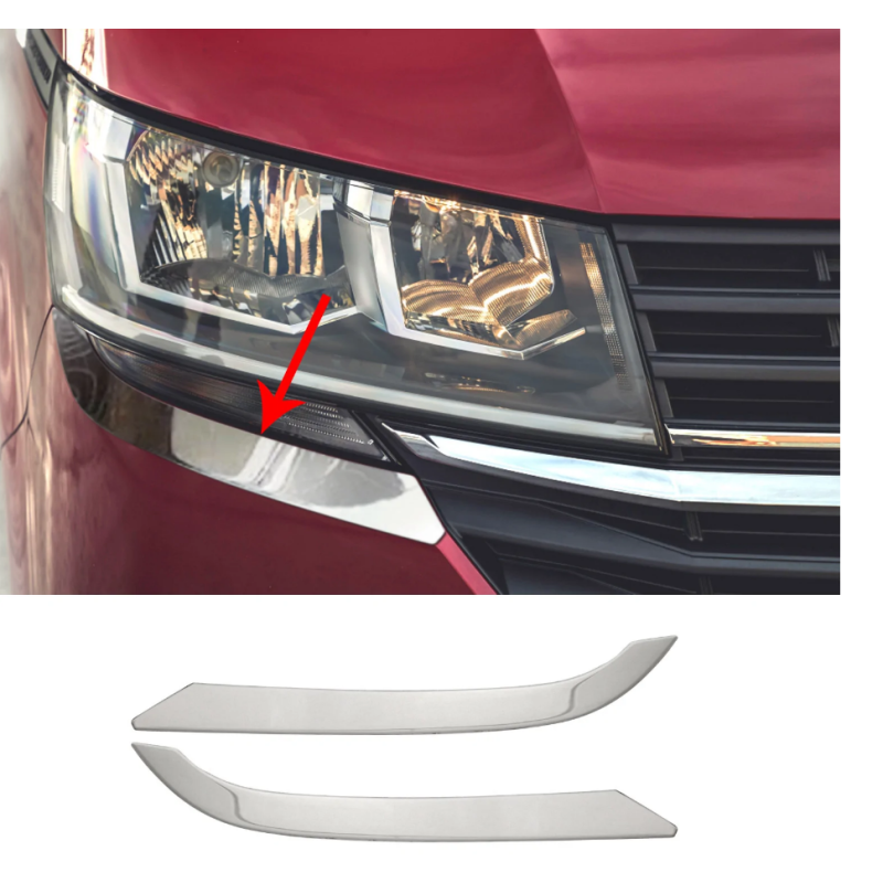 VW T6.1 Achterbumperbeschermer Barndoor ALLEEN Koolstofvezelfilm – VAN