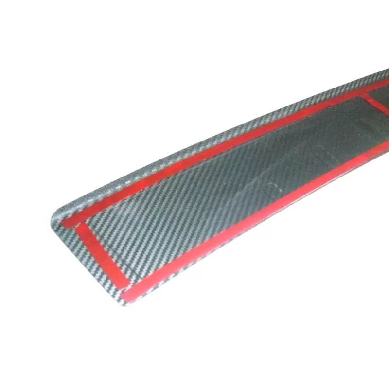 Protection Pare-Chocs Arrière Film Carbone 3D Pour VW T6 Hayon (2015+) - 138.5 X 10.7 Cm - OPPL