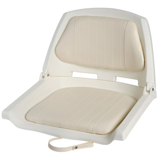 Siège repliable Osculati | Siège & fauteuil pilote de bateau moteur ou vedette | Blanc