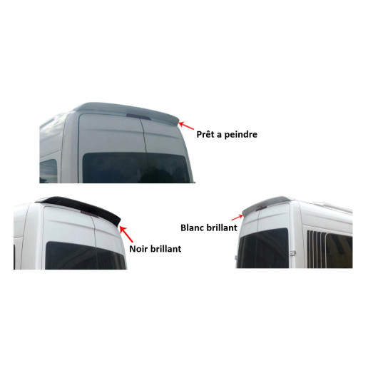 OMAC Spoiler de toit AR Sprinter 2 - Blanc brillant