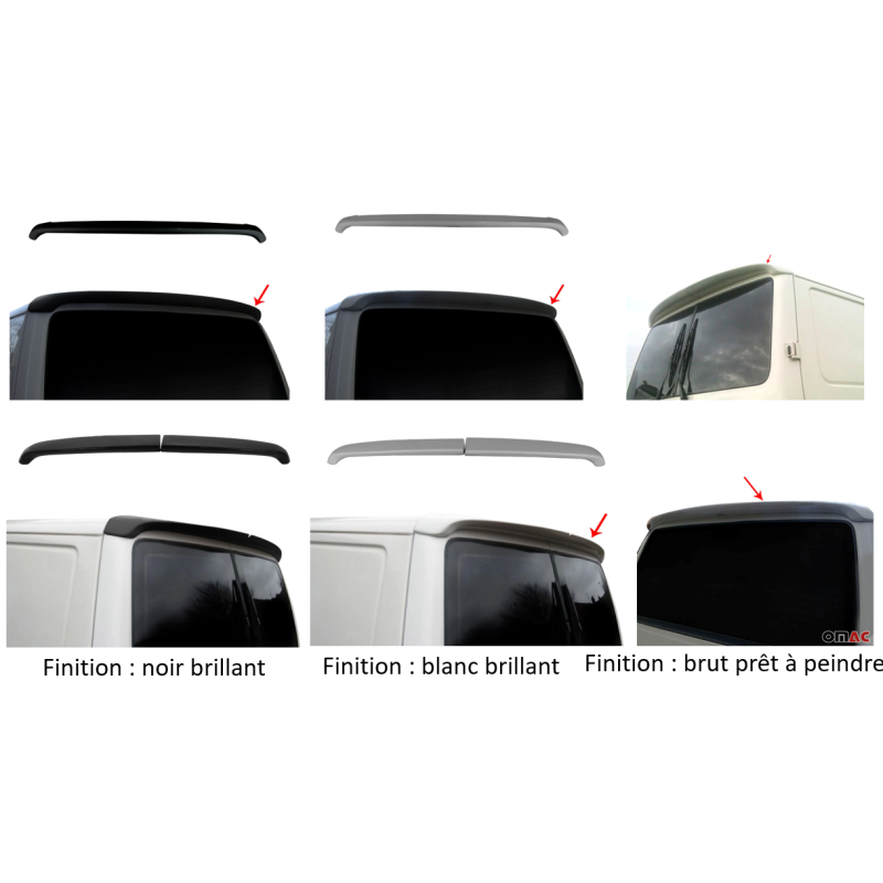 Becquet de toit AR VW T4 OMAC Spoiler arrière carrosserie fourgon — free download