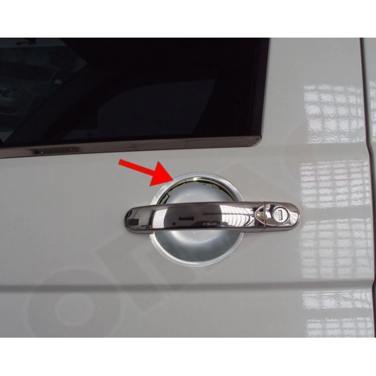 Protection fond de poignée Inox VW T5 OMAC  - Accessoire custom van