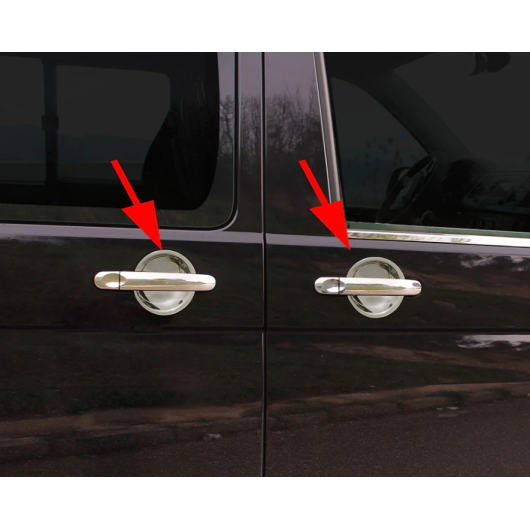 Protection fond de poignée Inox VW T5 OMAC  - Accessoire custom van