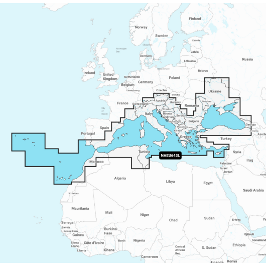 Navionics+ Large SD NAVIONICS - Cartes Electroniques bateau