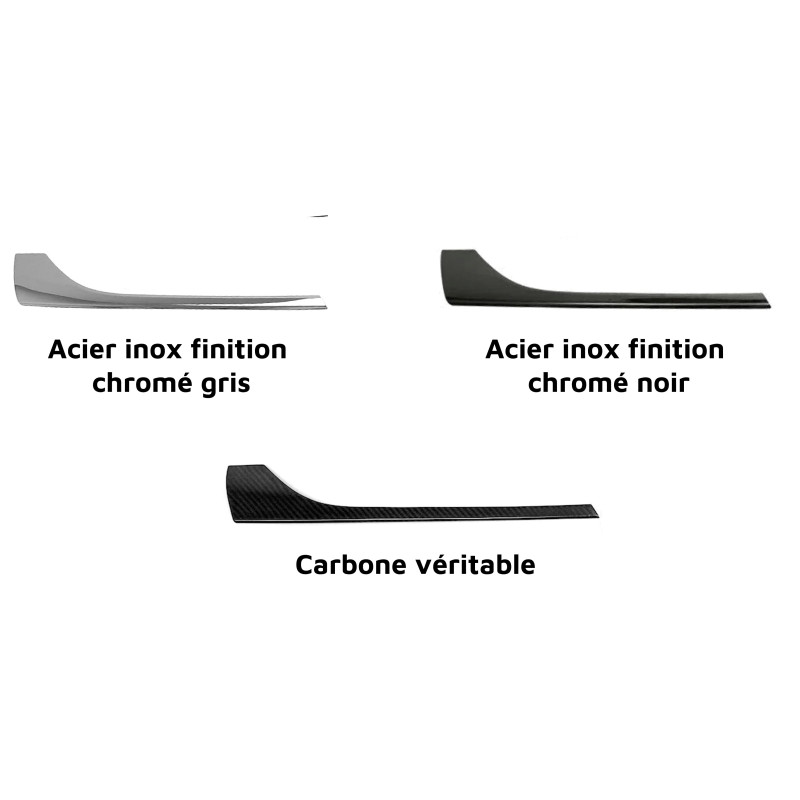 Moulure de Grille de Calandre pour Mercedes Vito W447 2014-2019 Acier 2Pcs