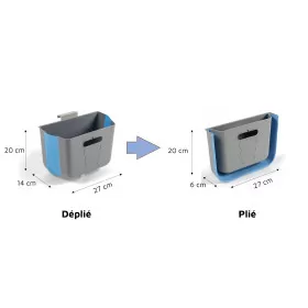 Corbeille compressible suspendue KAMPA Hanging bin - Accessoire rangement fourgon