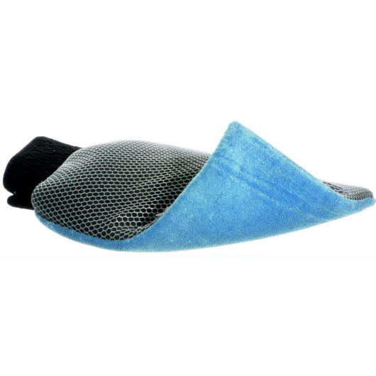 YACHTICON Guant de nettoyage face éponge + microfibre pour carrosserie, coque de bateau et hublot.