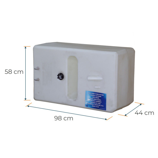 Réservoir à carburant 207 L OSCULATI - Accessoire circuit gasole bateau