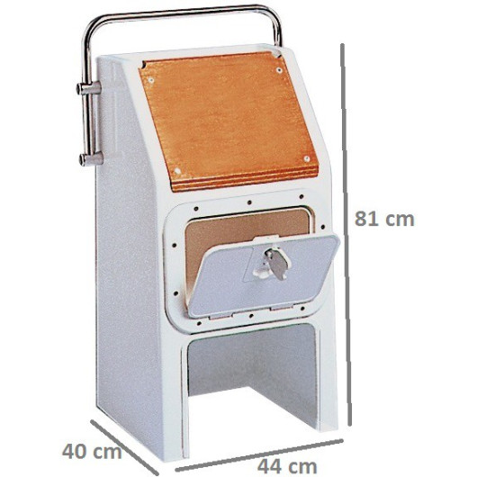 Console de pilotage 40 x 44 cm Osculati | Console de pilotage | bateau moteur coque open semi rigide dimensions