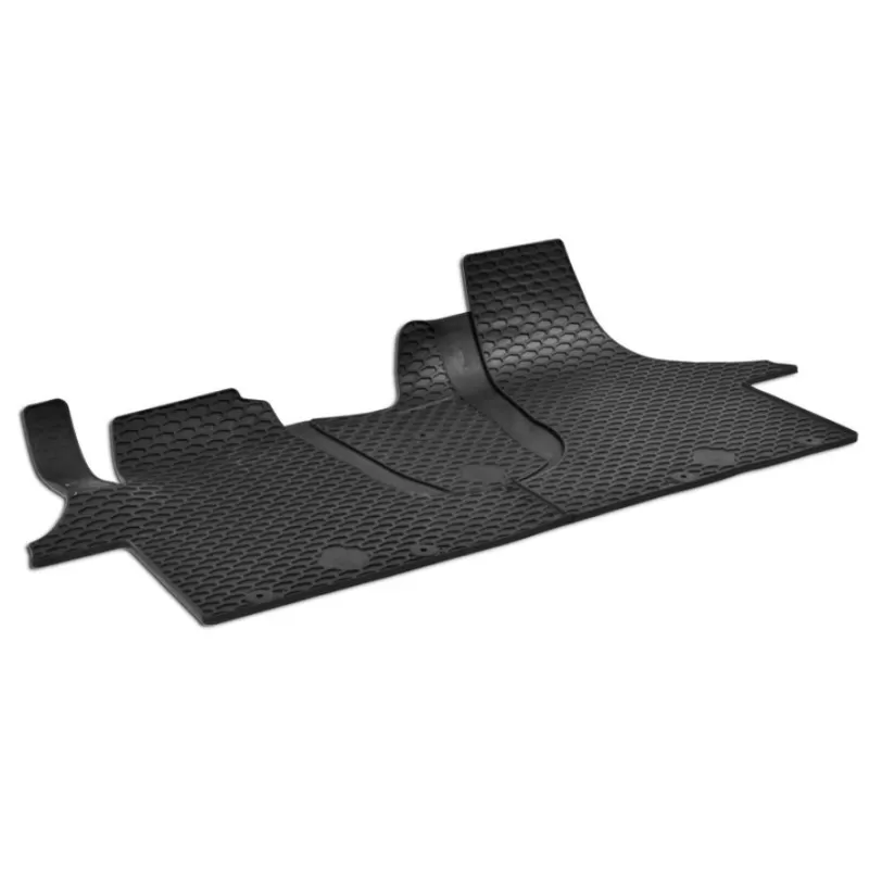 ANRO Tapis En Caoutchouc à Picots Au Mètre - 3 Mm - Tapis De Sol à Picots - Tapis Antidérapant - Pour Remorque, Cave, Garage, TPE - Jaune - 220 X 100 Cm