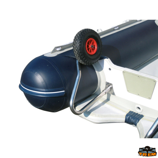 Kit roue pour annexe fond gonflable TREM - paire de roue arrière pour annexe de bateau