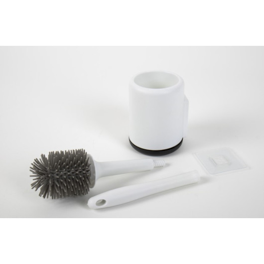 Brosse à WC en silicone CAMP4 - brosse toilettes pour WC cassettes en camping-car.
