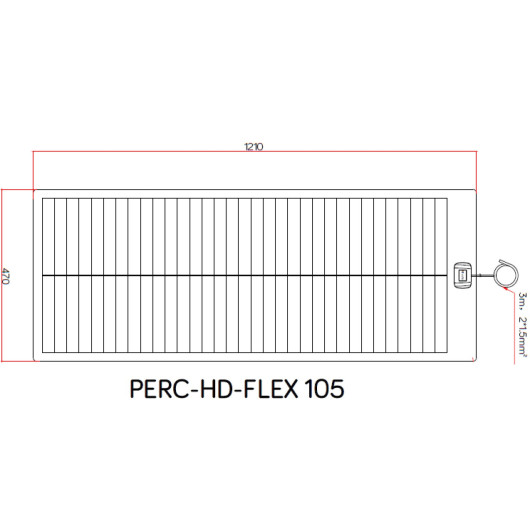 EM Panneau solaire PERC HD FLEX 105 cellules Shingled souple, le top photovoltaïque.