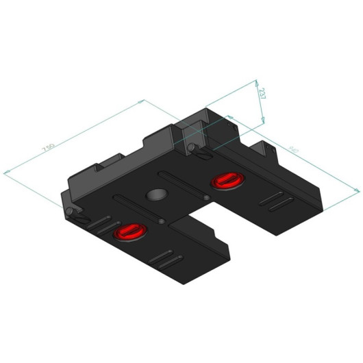 Réservoir d'eau usée Master 67L APLAST - Cuve pour circuit d'eau camping-car & van aménagé