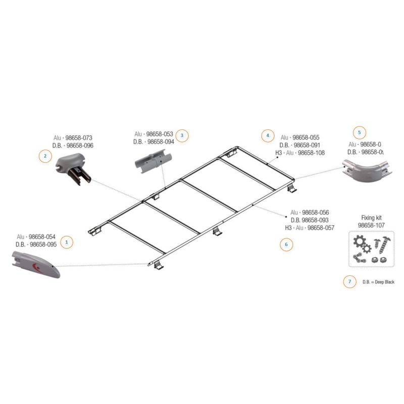 Lot De Pièces Détachées Proto PMR Rail Pour Paintball – Pour Réparation