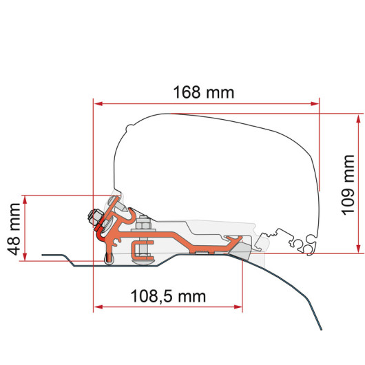 FIAMMA Kit F80 Ducato - Low Profile