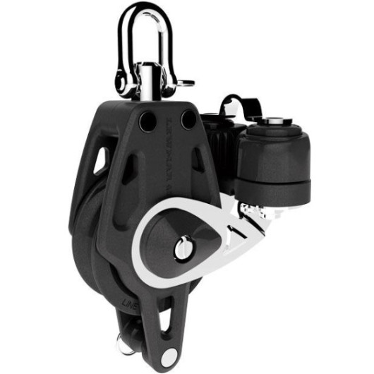 Poulie de palan pour bateau modèle LEWMAR control avec ringot et coinceur