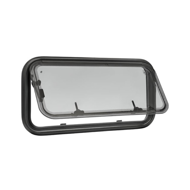 Lot De 2 Poignées De Fenêtre Polyfix Pour Camping-Car - Marque Polyplastic, Référence MPOLYFBLOQ2