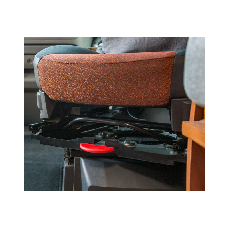 Base Pivotante Siège 360° Pour Fourgon - Compatible Ford Transit, VW T5/T6, Mercedes Sprinter, Côté Passager