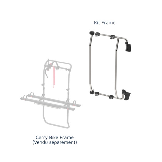 Kit frame spécial Ducato FIAMMA - Accessoire porte-vélos fourgons aménagés