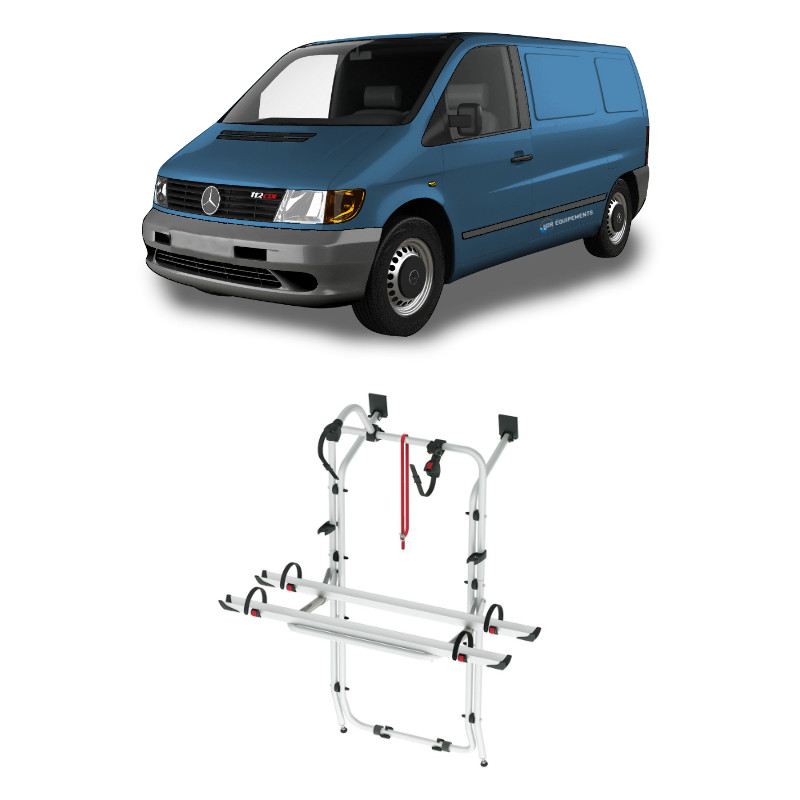 PORTE-VÉLOS SUR HAYON (4 Vélos) pour VW T5 Autosleeper Sandhurst 2003