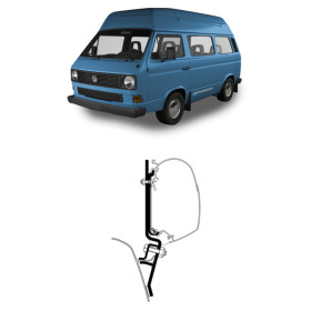 Fixation store THULE Omnistor 4200 5200 spécial VW T2 T3 - Accessoire montage store pour fourgon camping-car