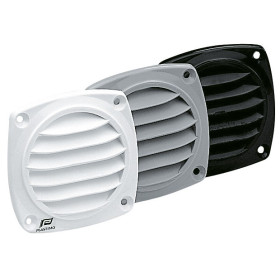 PLASTIMO Grille ronde PBT 18 cm² | 82 x 82 mm Grille d'aération ronde Plastimo 18 cm² pour van aménagé et bateau