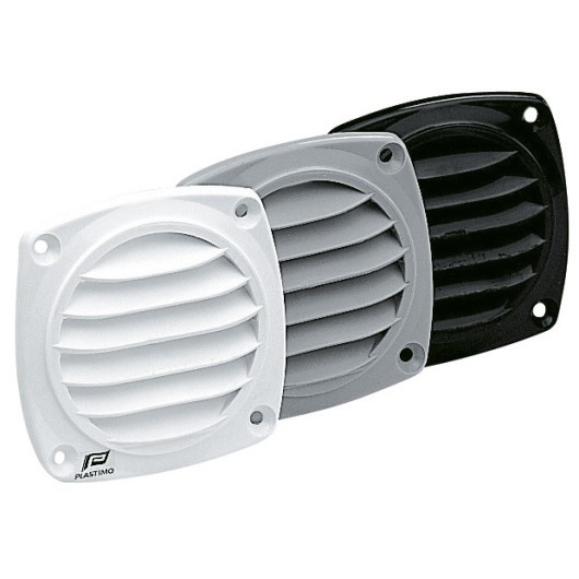 Grille d'aération ronde Plastimo 18 cm² pour van aménagé et bateau