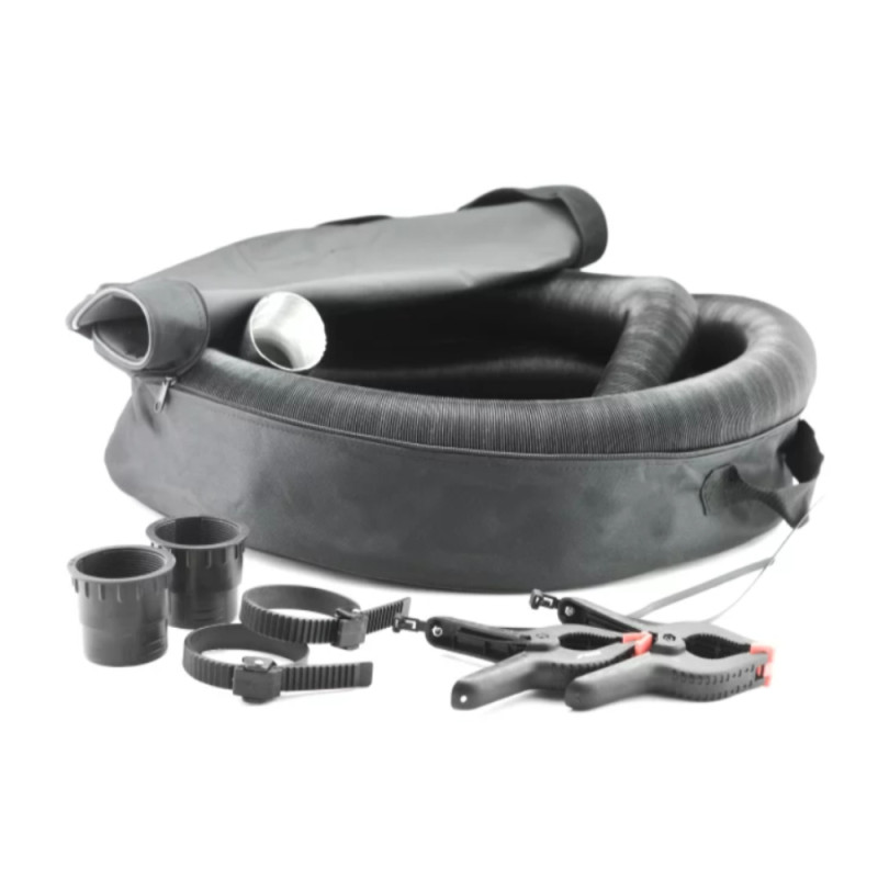 Kit Tuyau En Y 75mm Pour Chauffage Auxiliaire Diesel - 2 Conduits D'air, 2 Buses, 4 Colliers, Feuille D'aluminium