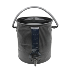 Seau pliable 10L avec robinet CAO OUTDOOR - Accessoire portage eau pour camping, caravane et fourgon aménagé