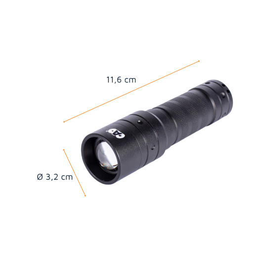 Lampe torche CAO OUTDOOR Lueur - Accessoire éclairage de poche pour camping, bivouac, randonnée et fourgon aménagé