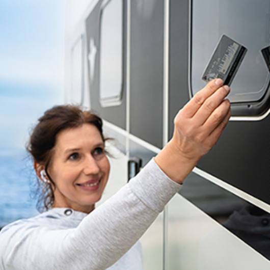 Module NFC THITRONIK - Accessoire centrale alarme pour fourgon aménage et camping-car -
