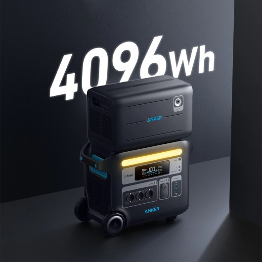 ANKER 760 Batterie additionnelle pour PowerHouse 767 - Générateur solaire pour van, fourgon et bateau