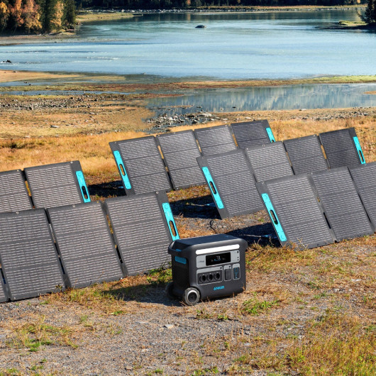 Panneau solaire pliable 200 W ANKER 531 - Panneau solaire pour batterie et générateur solaire nomade