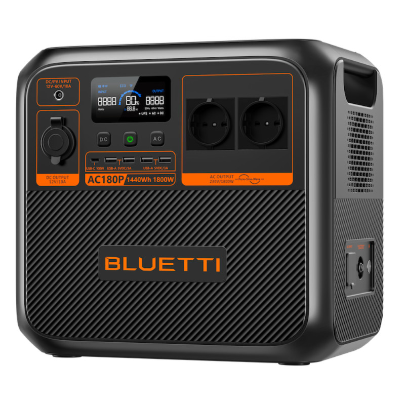 Batterie D'extension BLUETTI B210 - 2150Wh LiFePO4 - Pour AC240/AC200L - Recharge Solaire, USB-C 100W, IP65