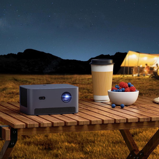 Mini projecteur DANGBEI Neo - Vidéoprojecteur portable pour camping, fourgon, van et bateau