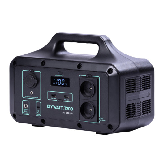 Batterie nomade ORIUM Izywatt 1200 - Générateur solaire outdoor pour van, fourgon et bateau