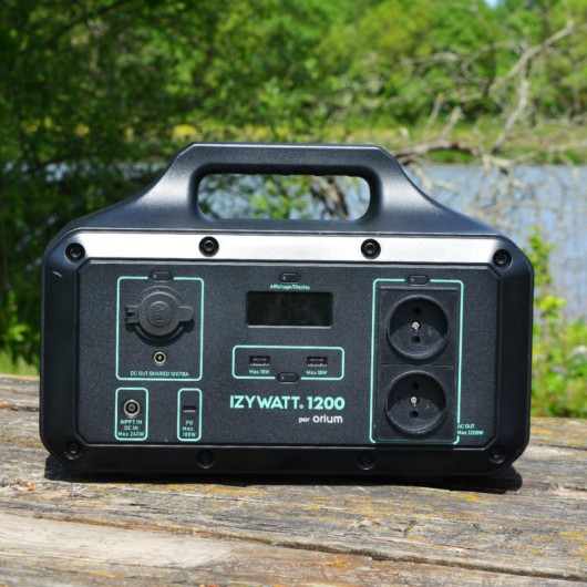 Batterie nomade ORIUM Izywatt 1200 - Générateur solaire outdoor pour van, fourgon et bateau