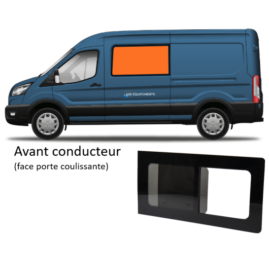 CARBEST Baie latérale & arrière | Transit 4 - emplacement carrosserie avant gauche
