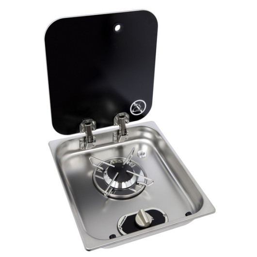 Réchaud 1 feu CARBEST pour la cuisine du van aménagé et bateau - compact