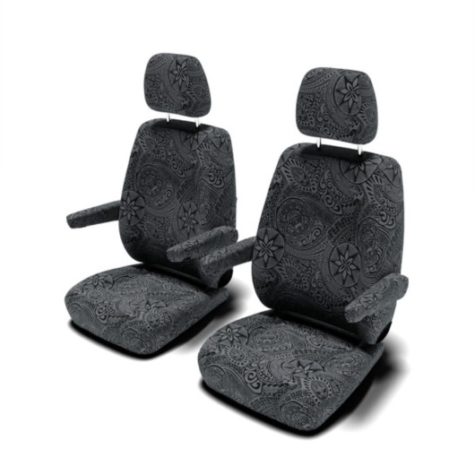 Housses de sièges AV DRIVEDRESSY  spécial VW T6 & T6.1 - Accessoire intérieur pour van aménagé