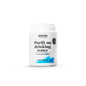 BIOCOOL Purify my drinking water 250 comprimés - Purifiant d'eau potable pour camping et randonnées