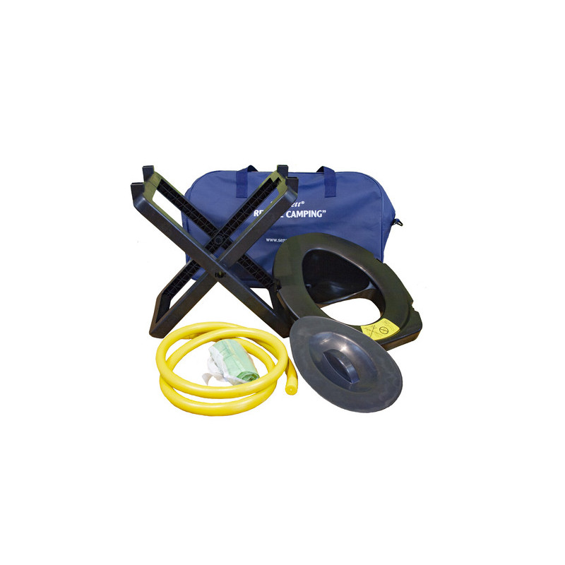 WC Portable Pour Camping-car – 12L (3,2 Gal) Avec Pompe De Chasse, Gris