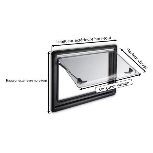 NRF Vitrage de remplacement Dometic S4
