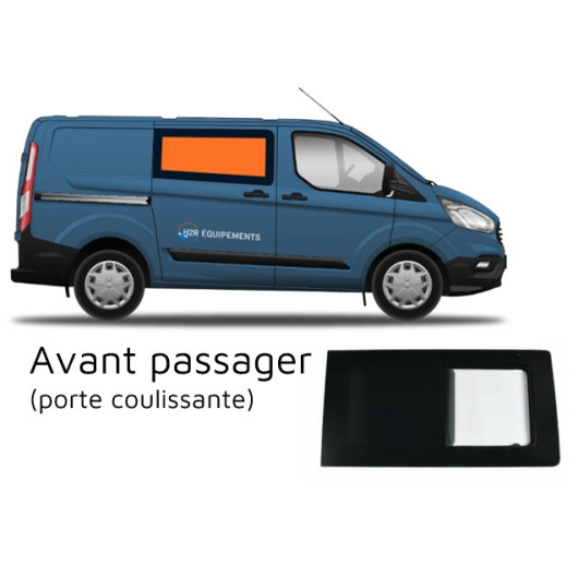 CARBEST Baie latérale & arrière | Transit Custom - emplacement carrosserie côté passager